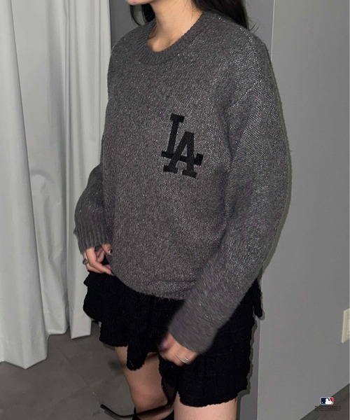 別注】MLB/ラメジャガードロゴニット（ニット/セーター）｜sedacle