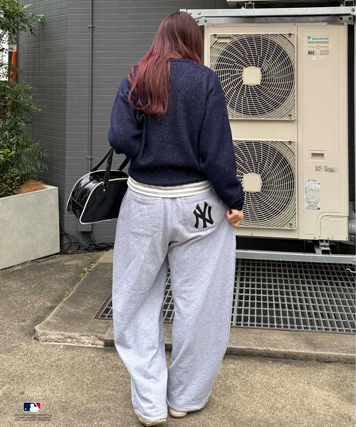 sedacle(セダクル)の「【別注】MLB/ラメジャガードロゴニット(ニット/セーター・メンズ・グレー/ネイビー/ベージュ・LARGE/MEDIUM/SMALL)」の21枚目の写真