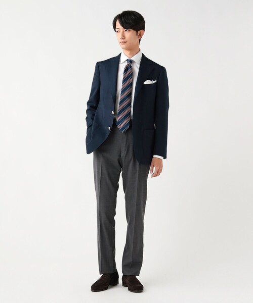BEAMS HEART(ビームスハート)の「【6/18値下げ】トロピカルウール ベーシックノープリーツ スラックス(スラックス・メンズ・グレー/ブルー/チャコールグレー・XX-LARGE/X-LARGE/LARGE/MEDIUM/SMALL)」の5枚目の写真