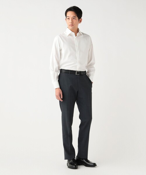 BEAMS HEART(ビームスハート)の「【6/18値下げ】トロピカルウール ベーシックノープリーツ スラックス(スラックス・メンズ・グレー/ブルー/チャコールグレー・XX-LARGE/X-LARGE/LARGE/MEDIUM/SMALL)」の8枚目の写真