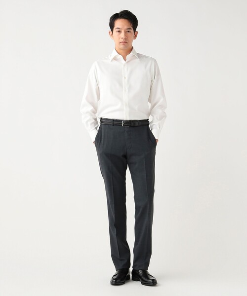BEAMS HEART(ビームスハート)の「【6/18値下げ】トロピカルウール ベーシックノープリーツ スラックス(スラックス・メンズ・グレー/ブルー/チャコールグレー・XX-LARGE/X-LARGE/LARGE/MEDIUM/SMALL)」の9枚目の写真