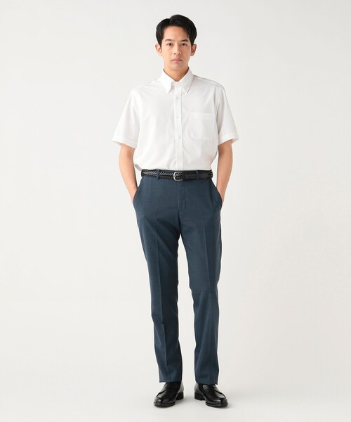 BEAMS HEART(ビームスハート)の「【6/18値下げ】トロピカルウール ベーシックノープリーツ スラックス(スラックス・メンズ・グレー/ブルー/チャコールグレー・XX-LARGE/X-LARGE/LARGE/MEDIUM/SMALL)」の12枚目の写真