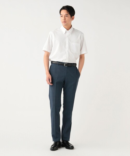 BEAMS HEART(ビームスハート)の「【6/18値下げ】トロピカルウール ベーシックノープリーツ スラックス(スラックス・メンズ・グレー/ブルー/チャコールグレー・XX-LARGE/X-LARGE/LARGE/MEDIUM/SMALL)」の13枚目の写真