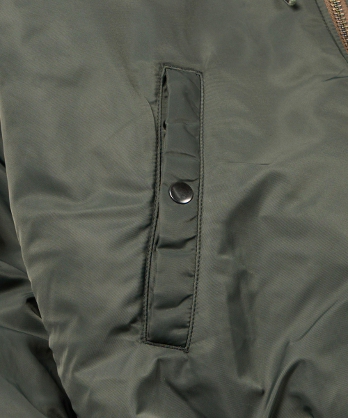 FRIZMWORKS(フリズムワークス)の「ACTIVE MA-1 HOODED PARKA _ OLIVE(ブルゾン・メンズ・その他・X-LARGE/SMALL/MEDIUM/LARGE)」の5枚目の写真