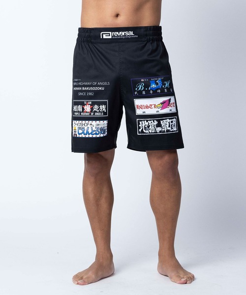 新品 湘南爆走族 × Reversal リバーサル ファイトショーツ パンツ M reversal/リバーサル＞湘南爆走族×rvddw FIGHT SHORTS（その他パンツ