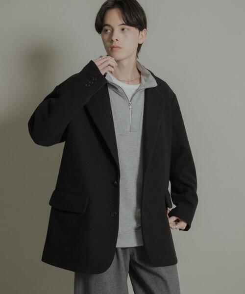 SENSE OF PLACE by URBAN RESEARCH(センスオブプレイスバイアーバンリサーチ)の「ルーズミドルジャケット(その他アウター・メンズ・ブラック/チャコールグレー/ライトベージュ・LARGE/MEDIUM)」の22枚目の写真