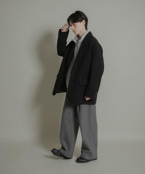 SENSE OF PLACE by URBAN RESEARCH(センスオブプレイスバイアーバンリサーチ)の「ルーズミドルジャケット(その他アウター・メンズ・ブラック/チャコールグレー/ライトベージュ・LARGE/MEDIUM)」の15枚目の写真