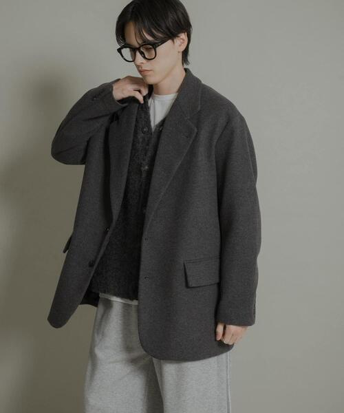SENSE OF PLACE by URBAN RESEARCH(センスオブプレイスバイアーバンリサーチ)の「ルーズミドルジャケット(その他アウター・メンズ・ブラック/チャコールグレー/ライトベージュ・LARGE/MEDIUM)」の13枚目の写真