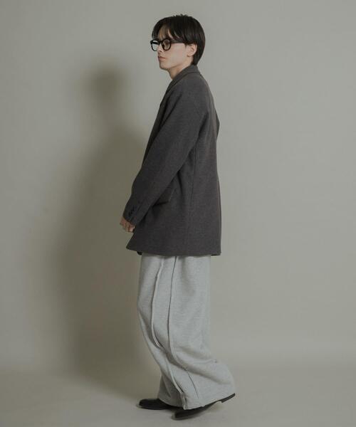 SENSE OF PLACE by URBAN RESEARCH(センスオブプレイスバイアーバンリサーチ)の「ルーズミドルジャケット(その他アウター・メンズ・ブラック/チャコールグレー/ライトベージュ・LARGE/MEDIUM)」の4枚目の写真