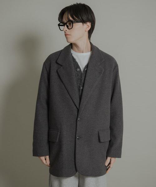 SENSE OF PLACE by URBAN RESEARCH(センスオブプレイスバイアーバンリサーチ)の「ルーズミドルジャケット(その他アウター・メンズ・ブラック/チャコールグレー/ライトベージュ・LARGE/MEDIUM)」の6枚目の写真