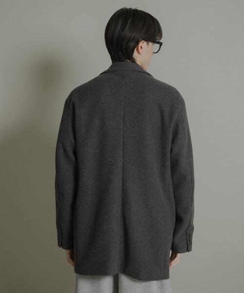SENSE OF PLACE by URBAN RESEARCH(センスオブプレイスバイアーバンリサーチ)の「ルーズミドルジャケット(その他アウター・メンズ・ブラック/チャコールグレー/ライトベージュ・LARGE/MEDIUM)」の8枚目の写真