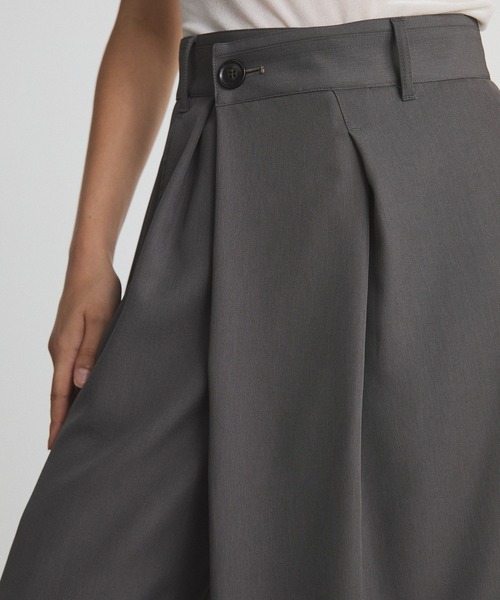 CITY TOKYO（シティトウキョウ）の「Cross Wrap Pants/クロスラップパンツ/ワイドパンツ（その他パンツ・レディース・ブラック/チャコールグレー・1/3/2）」の9枚目の写真
