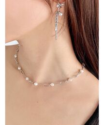 RESEXXY | バロックパールチェーンネックレス(ネックレス)
