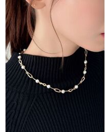 RESEXXY（リゼクシー）の「バロックパールチェーンネックレス（ネックレス）」