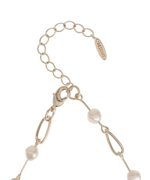 RESEXXY（リゼクシー）の「バロックパールチェーンネックレス（ネックレス・レディース・シルバー/ゴールド・FREE）」の5枚目の写真