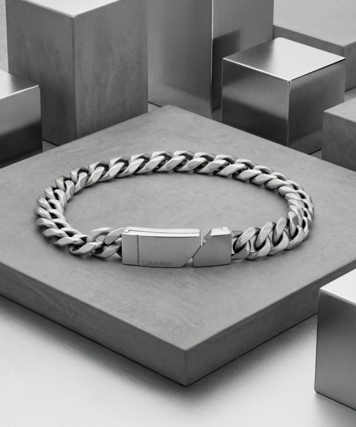 Calvin Klein（カルバン・クライン）の「【CalvinKlein】 カルバンクライン CK ELECTRCIC ブレスレット チェーン（ブレスレット・メンズ・シルバー・FREE）」の6枚目の写真