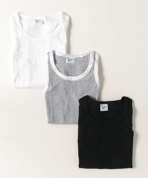 MILLER（ミラー）の「Robert P. Miller / 3P パネルリブ タンクトップ 3枚組  / 133C（タンクトップ・メンズ・その他4/その他1/その他2/その他3・MEDIUM/LARGE/X-LARGE）」の4枚目の写真