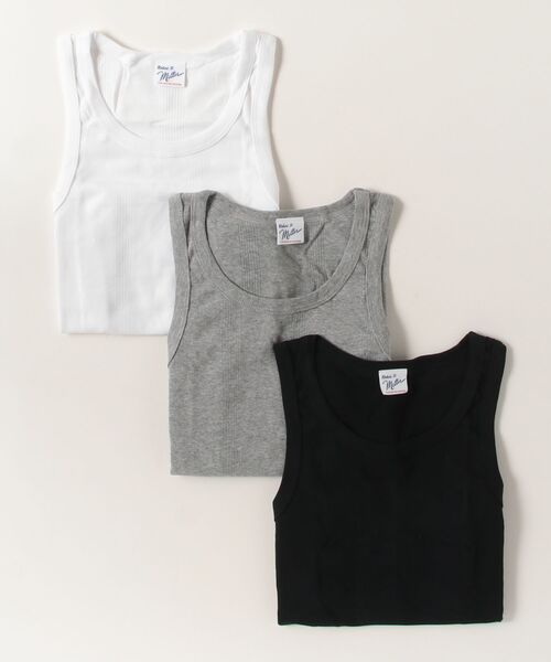 MILLER（ミラー）の「Robert P. Miller / 3P パネルリブ タンクトップ 3枚組  / 133C（タンクトップ・メンズ・その他4/その他1/その他2/その他3・MEDIUM/LARGE/X-LARGE）」の11枚目の写真