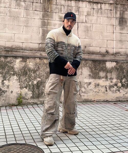SUARE(スアレ)の「ウールグラデーションコーウィチャンニットレッド(ニット/セーター・レディース・レッド・MEDIUM/LARGE)」の5枚目の写真