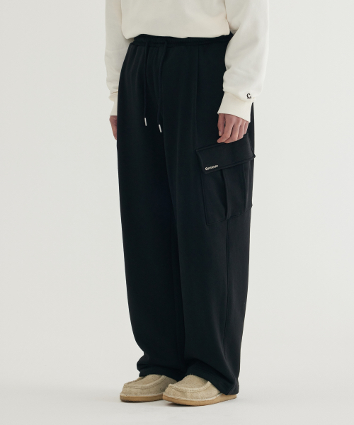 COVERNAT（カバーナット）の「スモールアセンティックカーゴスウェットパンツ ブラック（その他パンツ・レディース・その他・MEDIUM/LARGE/X-LARGE/SMALL）」の7枚目の写真