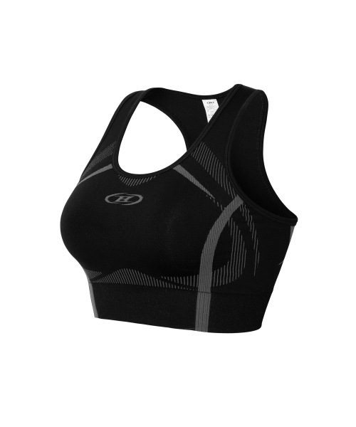 BORN TO WIN（ボーントゥウィン）の「W SYMBOL B ECLIPSE SEAMLESS BRA TOP [BLACK]（チューブトップ・レディース・その他・1/2）」の2枚目の写真