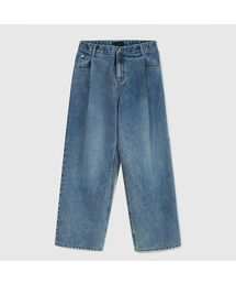 BUTTON SEOUL（ボタンソウル）の「one-tuck wide denim pants blue（デニムパンツ・メンズ）」