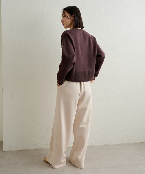 Omekashi（オメカシ）の「ポンチイージーパンツ（その他パンツ・レディース・グレー/アイボリー/ブラック・36/38）」の14枚目の写真