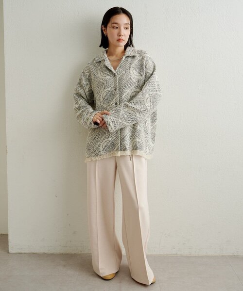 Omekashi（オメカシ）の「ポンチイージーパンツ（その他パンツ・レディース・グレー/アイボリー/ブラック・36/38）」の17枚目の写真