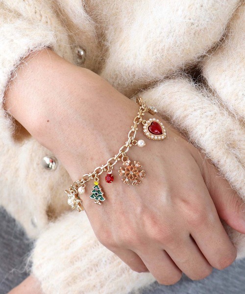 Three Four Time（ｽﾘｰﾌｫｰﾀｲﾑ）の「【X"mas】Christmasチャームブレスレット（ブレスレット・レディース・マルチ・FREE）」の4枚目の写真