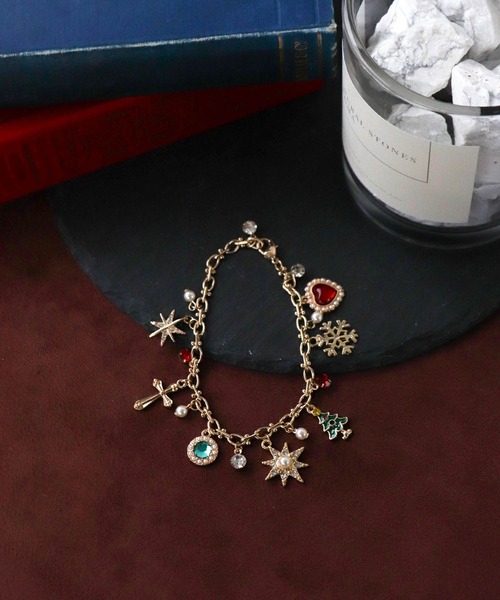 Three Four Time（ｽﾘｰﾌｫｰﾀｲﾑ）の「【X"mas】Christmasチャームブレスレット（ブレスレット・レディース・マルチ・FREE）」の7枚目の写真