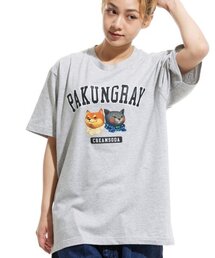 ピエンジロゴ 半袖Tシャツ グレー
