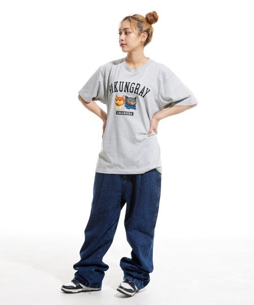 CREAM SODA LAB(クリームソーダラボ)の「ピエンジロゴ 半袖Tシャツ グレー(Tシャツ/カットソー・メンズ・その他・LARGE/MEDIUM/X-LARGE/XX-LARGE)」の5枚目の写真