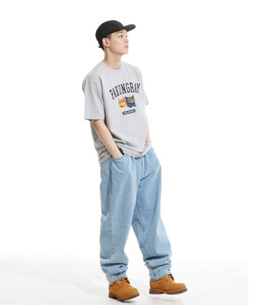 CREAM SODA LAB(クリームソーダラボ)の「ピエンジロゴ 半袖Tシャツ グレー(Tシャツ/カットソー・メンズ・その他・LARGE/MEDIUM/X-LARGE/XX-LARGE)」の8枚目の写真