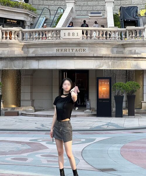 NOT4NERD(ノットフォーナード)の「W Vintage Leather Zipper Mini Skirt - Charcoal(スカート・レディース・その他・MEDIUM/SMALL)」の5枚目の写真