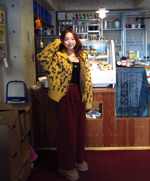 KOLEAT（コレット）の「[起毛ver.] ワイドコットンスティッチパンツ [レッド] KCL.（その他パンツ・レディース・その他・SMALL/MEDIUM）」の9枚目の写真