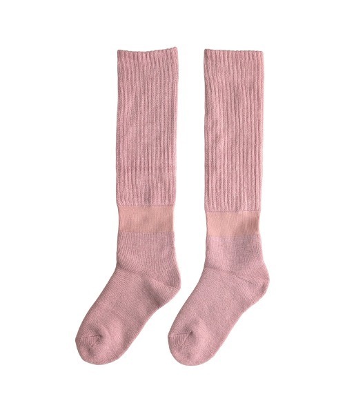 box408（ボックスヨンマルハチ）の「あったかハイソックス（ソックス/靴下・レディース・ライトグレー/コーラルピンク/ブラック/ピンクベージュ・S(22-25cm)）」の20枚目の写真