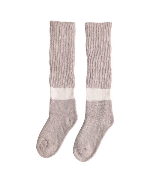 box408（ボックスヨンマルハチ）の「あったかハイソックス（ソックス/靴下・レディース・ライトグレー/コーラルピンク/ブラック/ピンクベージュ・S(22-25cm)）」の19枚目の写真