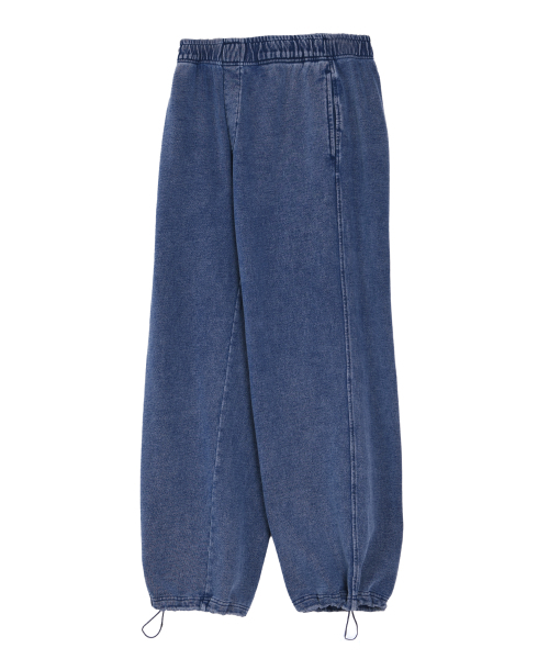 YALE(イェール)の「ピグメントストリングスウェットパンツ_ネイビー(スウェットパンツ・レディース・その他・SMALL/MEDIUM/LARGE/X-LARGE)」の2枚目の写真