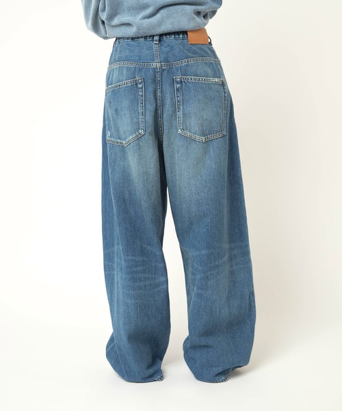 RNA-N（アールエヌエーエヌ）の「R4420 タックルーズデニム（デニムパンツ・レディース・ブルー系その他・FREE）」の3枚目の写真