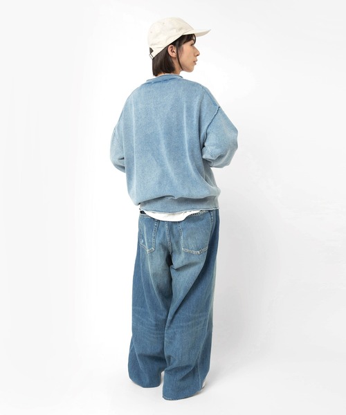 RNA-N（アールエヌエーエヌ）の「R4420 タックルーズデニム（デニムパンツ・レディース・ブルー系その他・FREE）」の7枚目の写真