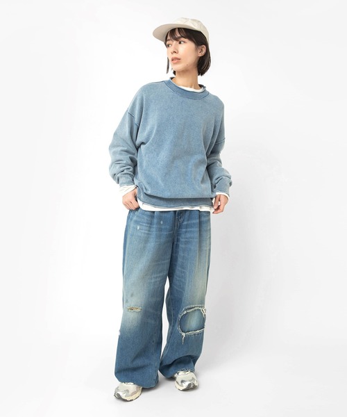 RNA-N（アールエヌエーエヌ）の「R4420 タックルーズデニム（デニムパンツ・レディース・ブルー系その他・FREE）」の5枚目の写真