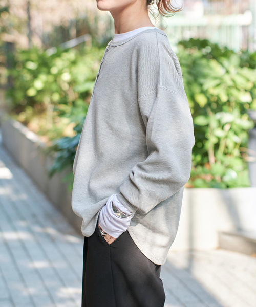 Spick & Span（スピックアンドスパン）の「《WEB限定 / 追加4》2枚SETヘンリーネックプルオーバー（Tシャツ/カットソー・レディース・マルチ/その他1/その他6・FREE）」の20枚目の写真