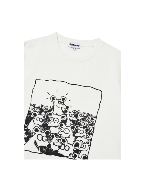THE SCOT WRECK(ザ スコットレック)の「PANAMA RAT(Tシャツ/カットソー・レディース・アイボリー・X-LARGE/MEDIUM/LARGE)」の2枚目の写真