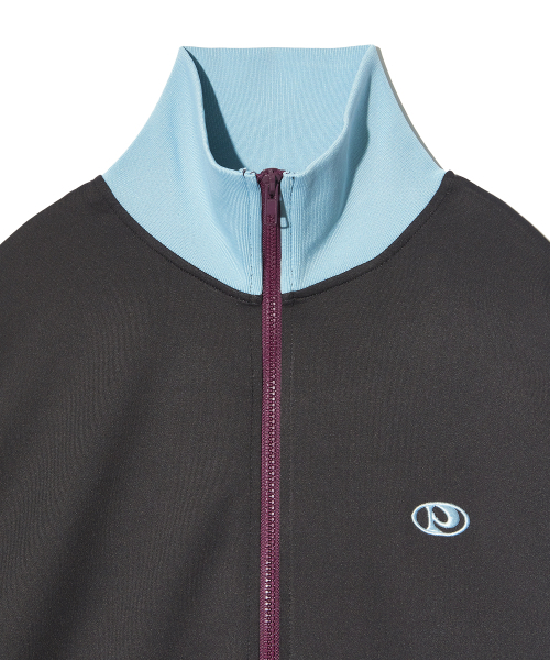 PIECEMAKER(ピースメーカー)の「COLOR BLOCK TRACK ZIP UP JACKET (CHARCOAL)(ナイロンジャケット・レディース・その他・FREE)」の3枚目の写真
