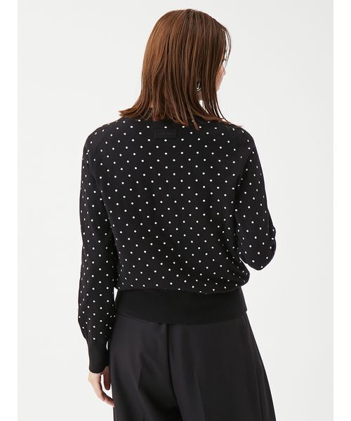 Mila Owen(ミラオーウェン)の「【NEW YEAR'S SPECIAL ITEM】アンサンブルニット/カーディガン(カーディガン/ボレロ・レディース・ライム/ピンク/ドット/グレー/ターコイズブルー・F)」の6枚目の写真