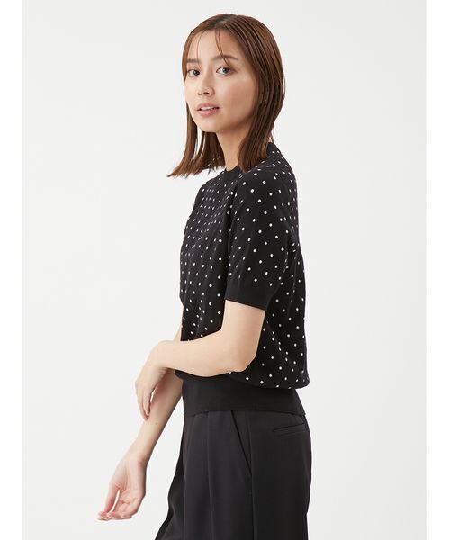 Mila Owen(ミラオーウェン)の「【NEW YEAR'S SPECIAL ITEM】アンサンブルニット/カーディガン(カーディガン/ボレロ・レディース・ライム/ピンク/ドット/グレー/ターコイズブルー・F)」の10枚目の写真