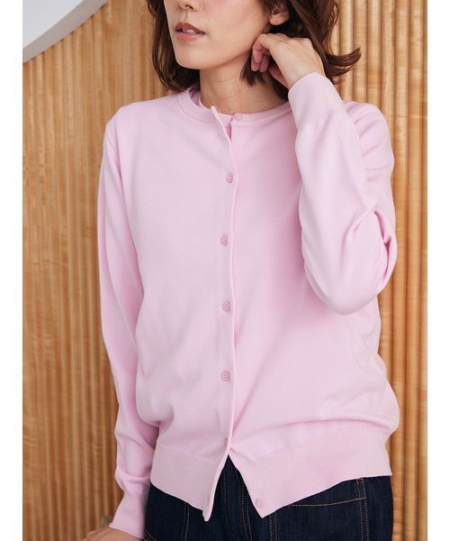 Mila Owen(ミラオーウェン)の「【NEW YEAR'S SPECIAL ITEM】アンサンブルニット/カーディガン(カーディガン/ボレロ・レディース・ライム/ピンク/ドット/グレー/ターコイズブルー・F)」の12枚目の写真