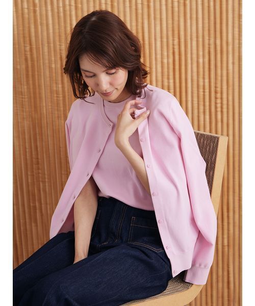 Mila Owen(ミラオーウェン)の「【NEW YEAR'S SPECIAL ITEM】アンサンブルニット/カーディガン(カーディガン/ボレロ・レディース・ライム/ピンク/ドット/グレー/ターコイズブルー・F)」の15枚目の写真