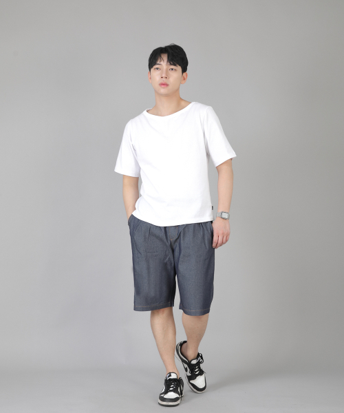 SAINTCREW(セントクルー)の「ピンタックショーツ EPS-350 ライトインディゴデニム(その他パンツ・メンズ・その他・MEDIUM/LARGE/X-LARGE)」の8枚目の写真