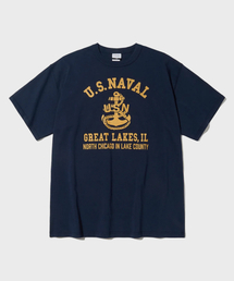 OUTSTANDING（アウトスタンディング）の「MIL SERIES TEE(U.S.NAVAL)_NAVY（Tシャツ/カットソー）」